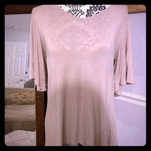 ❤️ Gorgeous Tan Lace Top (Beautiful Detail) ❤️